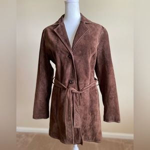 Vintage Wilson’s brown lined leather jacket, medium